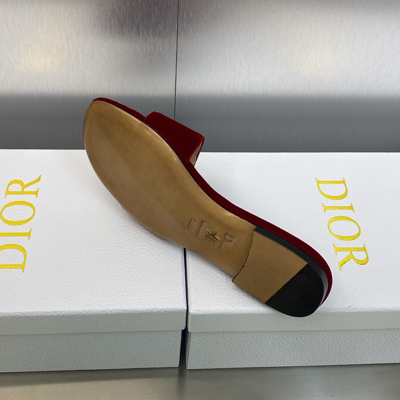 C'est Dior Slides Women Velvet Red