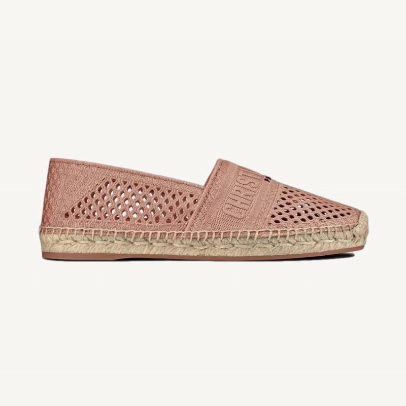 Christian Dior Granville Espadrilles Women Mesh Pink