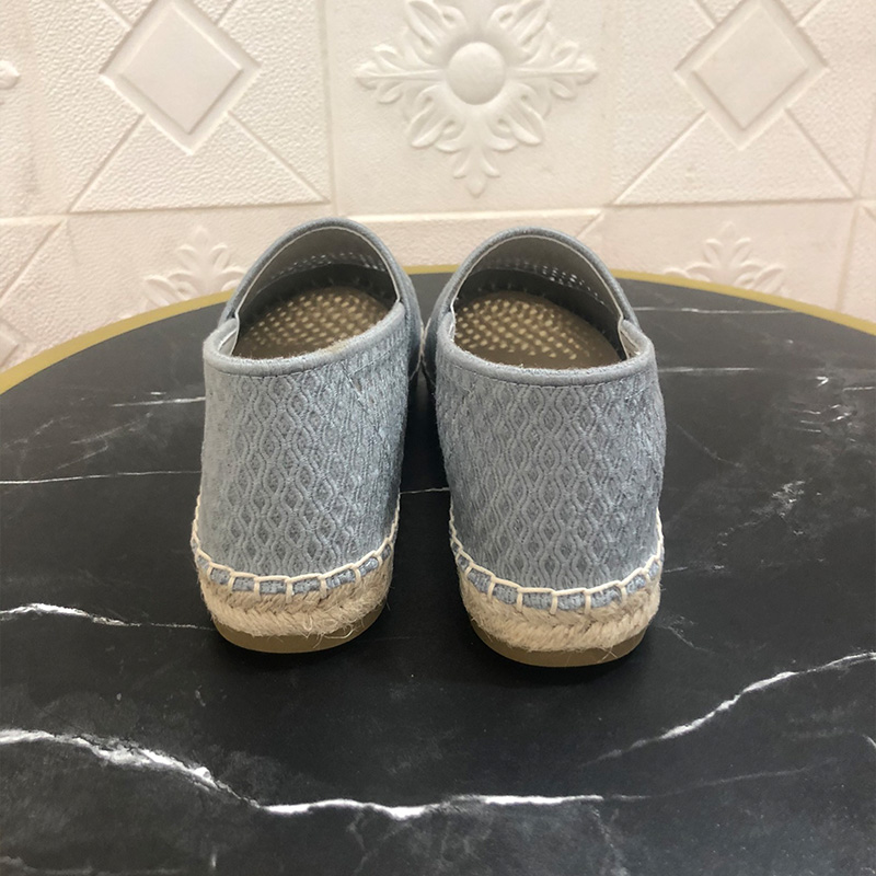 Christian Dior Granville Espadrilles Women Mesh Sky Blue