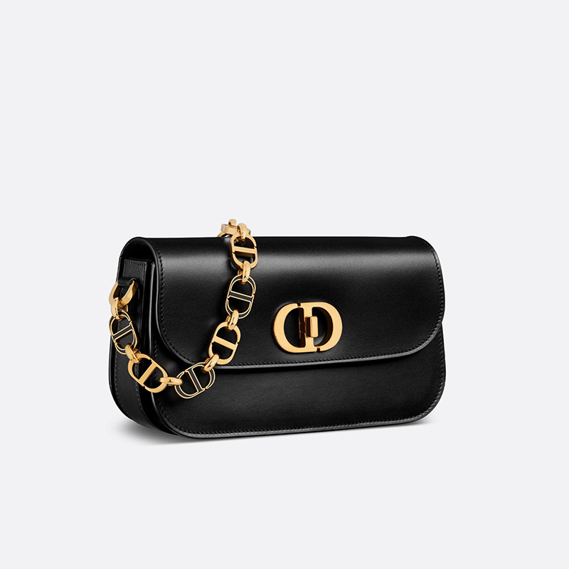 Dior 30 Montaigne Avenue Bag Box Calfskin Black