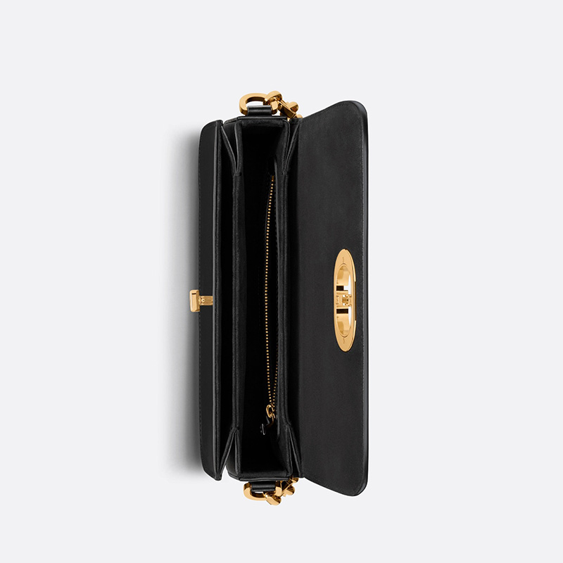 Dior 30 Montaigne Avenue Bag Box Calfskin Black
