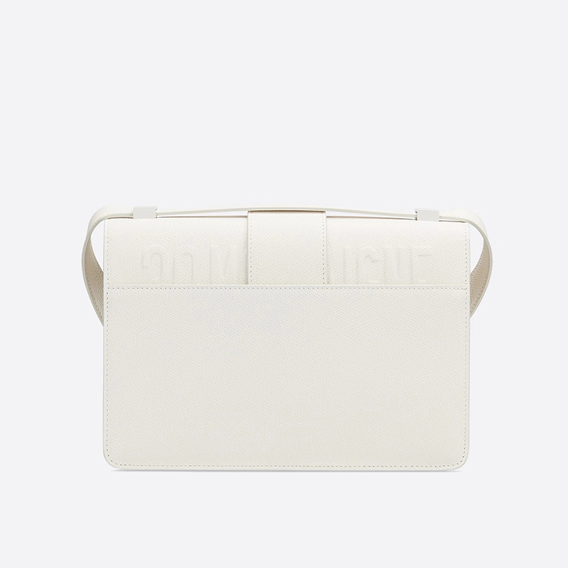 Dior 30 Montaigne Bag Ultramatte Grained Calfskin White