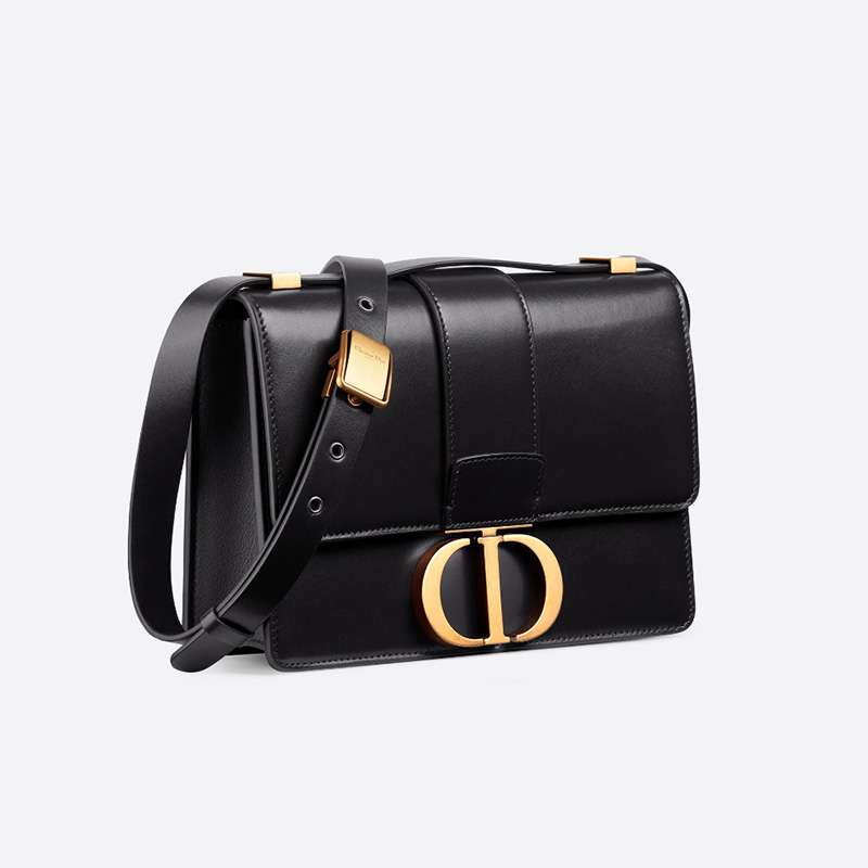 Dior 30 Montaigne Bag Box Calfskin Black
