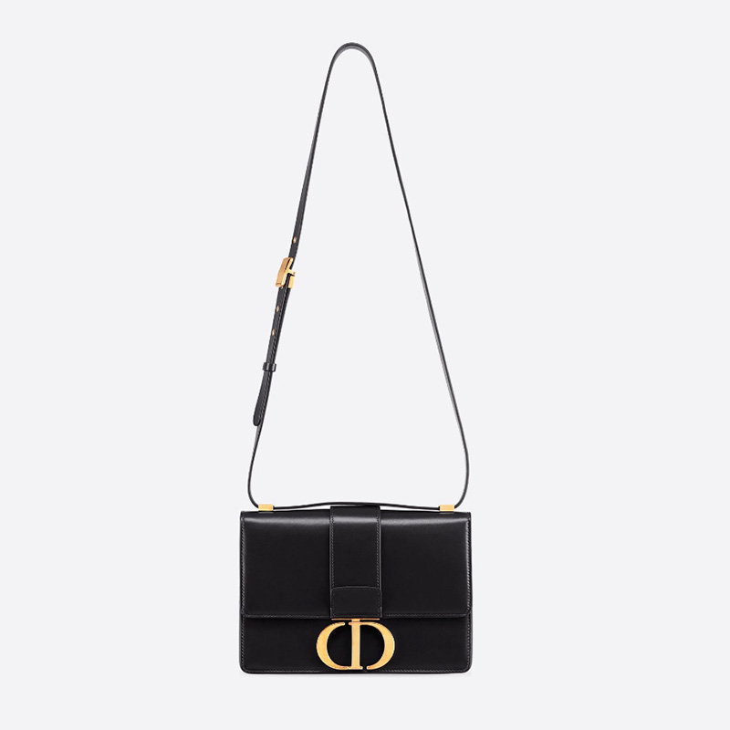 Dior 30 Montaigne Bag Box Calfskin Black