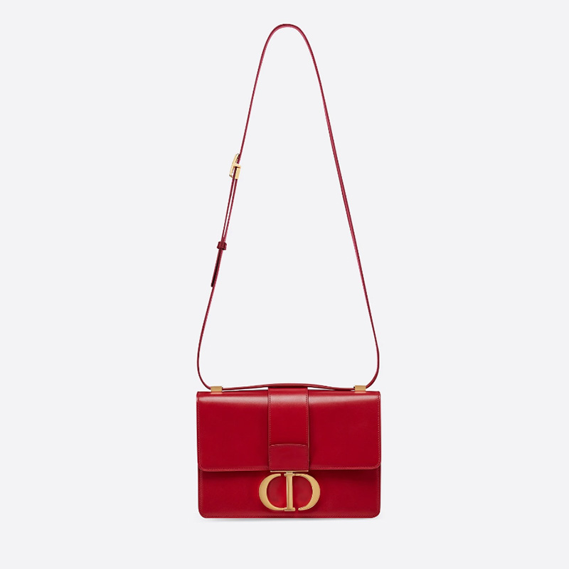 Dior 30 Montaigne Bag Box Calfskin Red