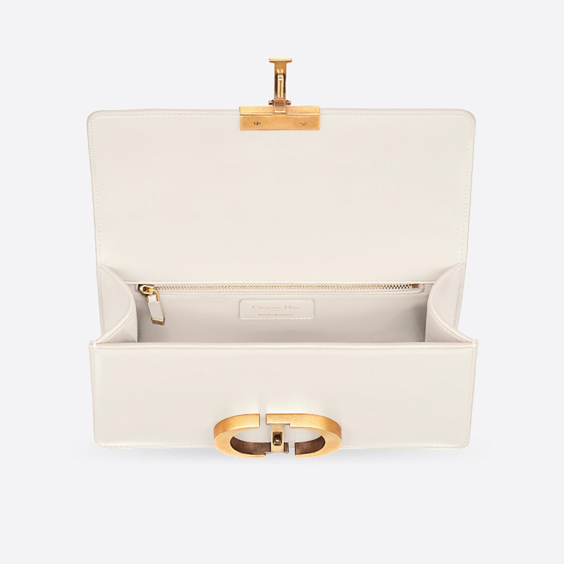 Dior 30 Montaigne Bag Box Calfskin White