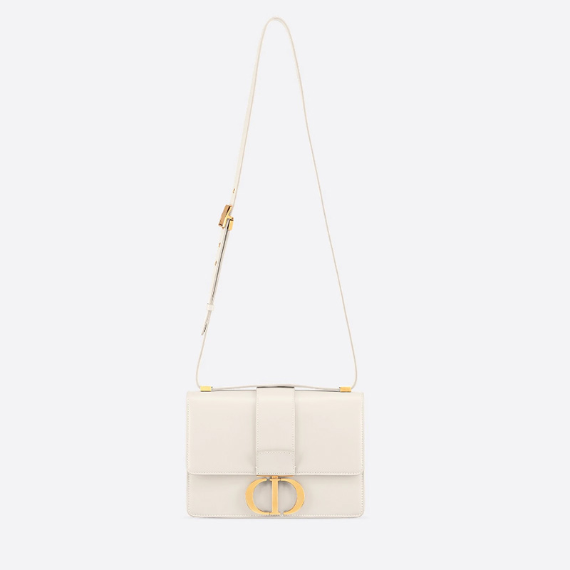 Dior 30 Montaigne Bag Box Calfskin White