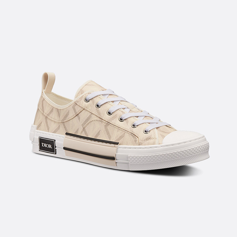 Dior B23 Sneakers Unisex CD Diamond Motif Canvas Brown