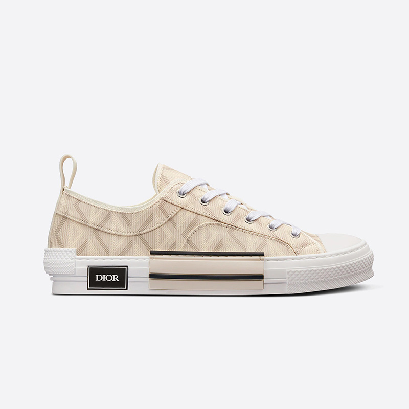 Dior B23 Sneakers Unisex CD Diamond Motif Canvas Brown