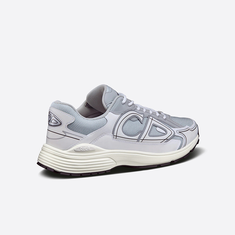 Dior B30 Sneakers Unisex Mesh and Technical Fabric White