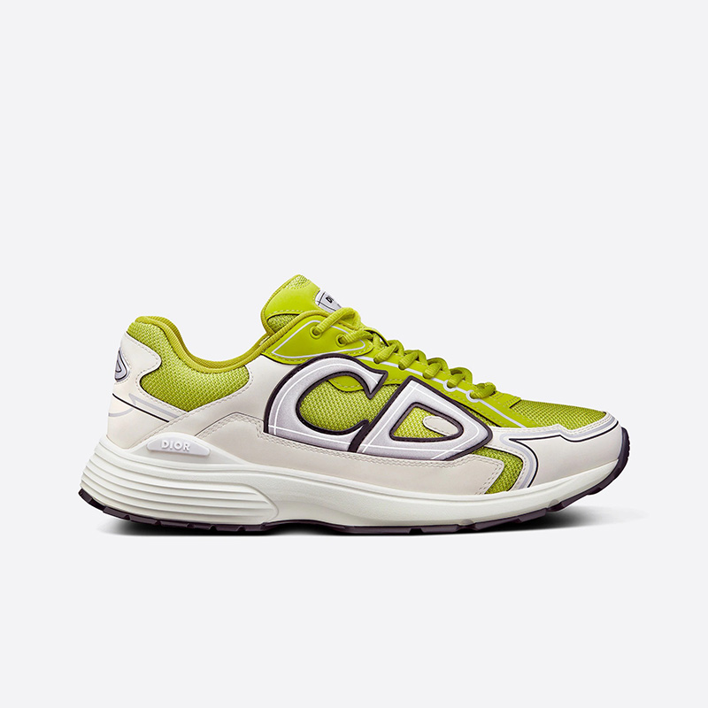 Dior B30 Sneakers Unisex Mesh and Technical Fabric Yellow