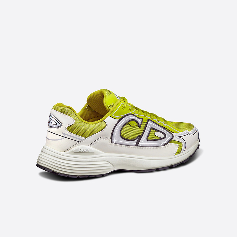 Dior B30 Sneakers Unisex Mesh and Technical Fabric Yellow