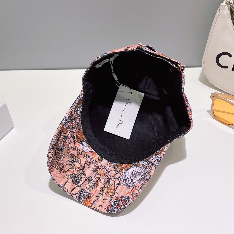 Dior Baseball Cap Jardin Magique Cotton Pink