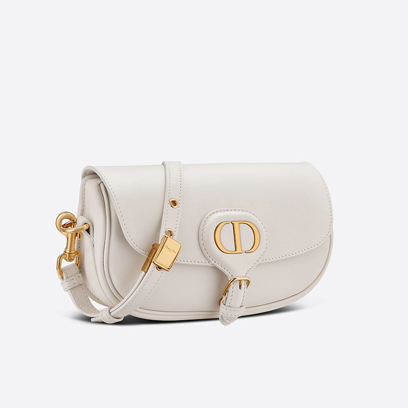 Dior Bobby East-West Bag Box Calfskin White