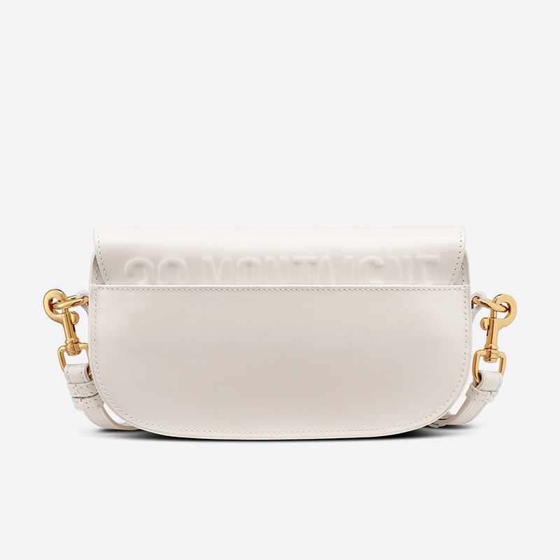 Dior Bobby East-West Bag Box Calfskin White