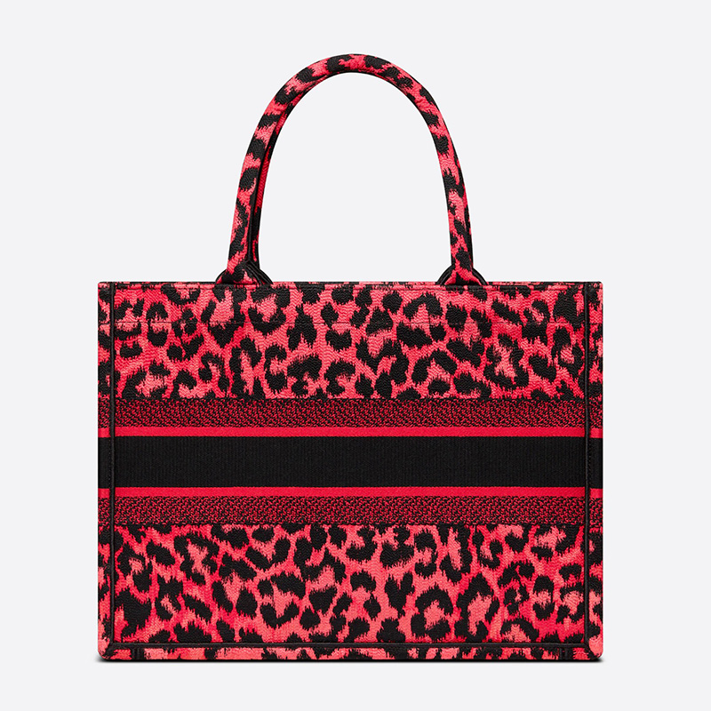 Dior Book Tote Mizza Motif Canvas Red