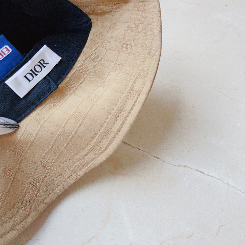 Dior Bucket Hat Cannage Cotton Khaki