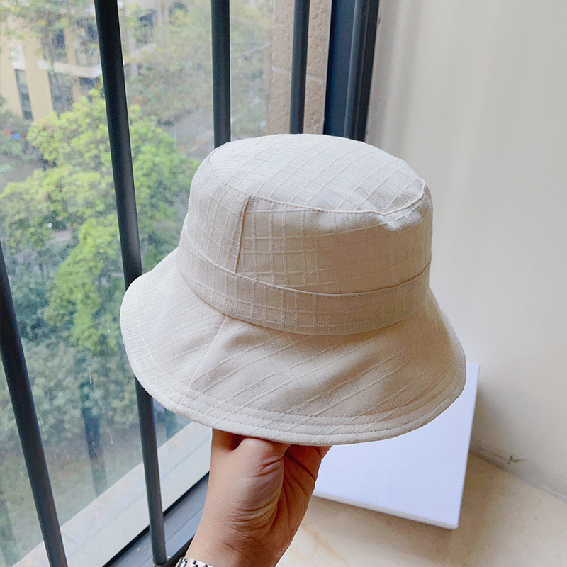 Dior Bucket Hat Cannage Cotton White