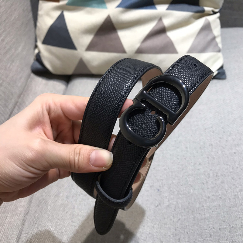 Dior CD Belt Calfskin Black