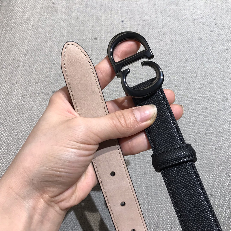 Dior CD Belt Calfskin Black