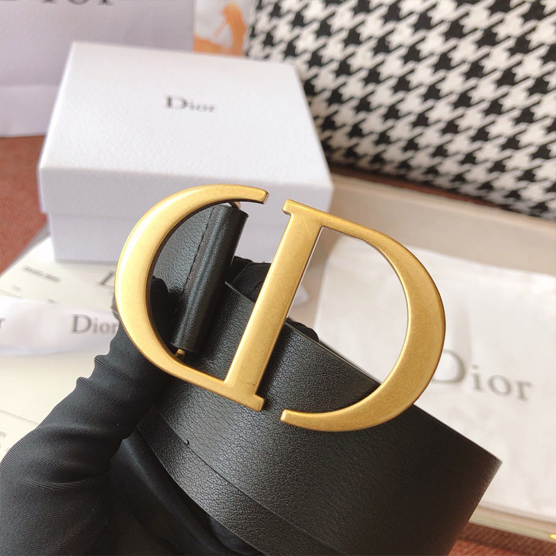 Dior CD Belt Leather Black