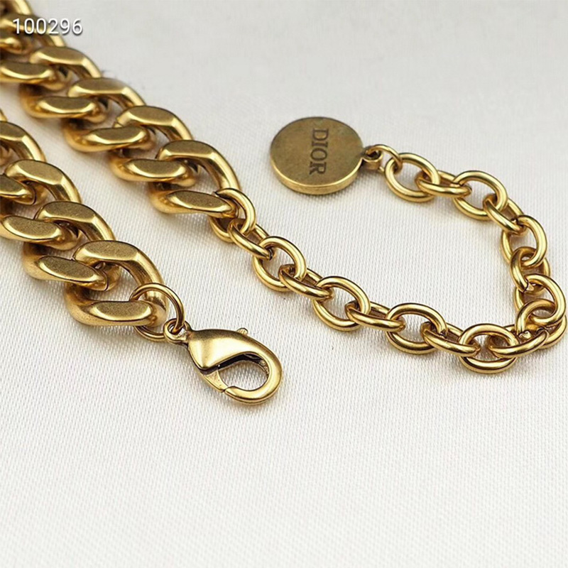 Dior CD Chain Choker Gold