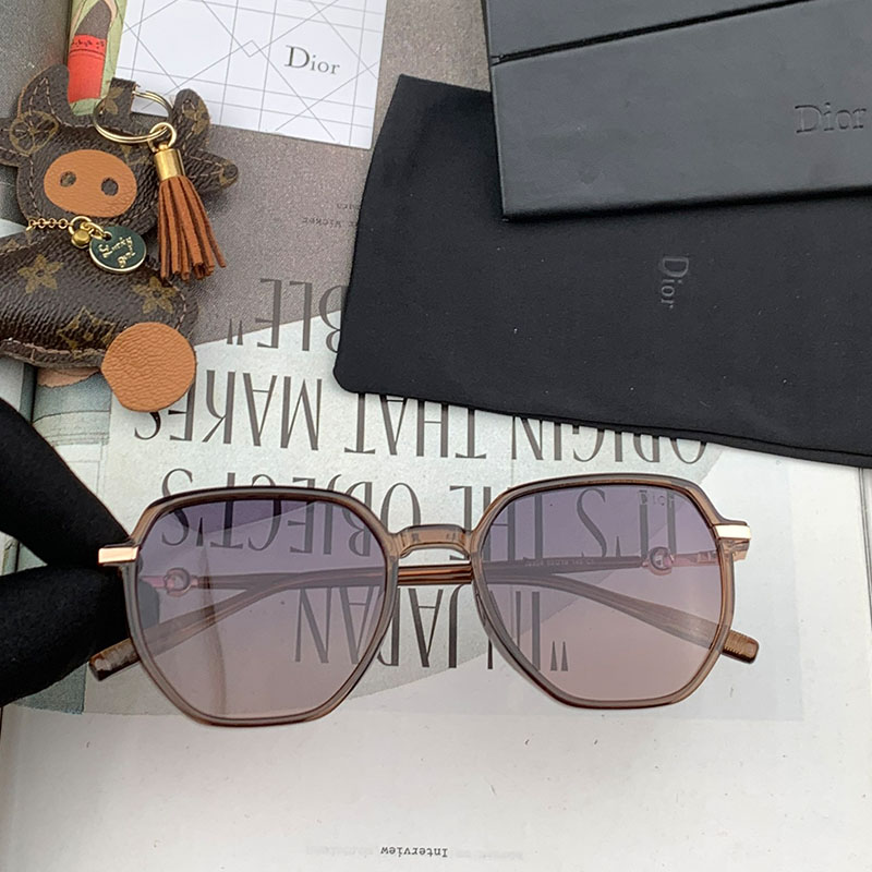 Dior CD3542 Square Sunglasses In Brown