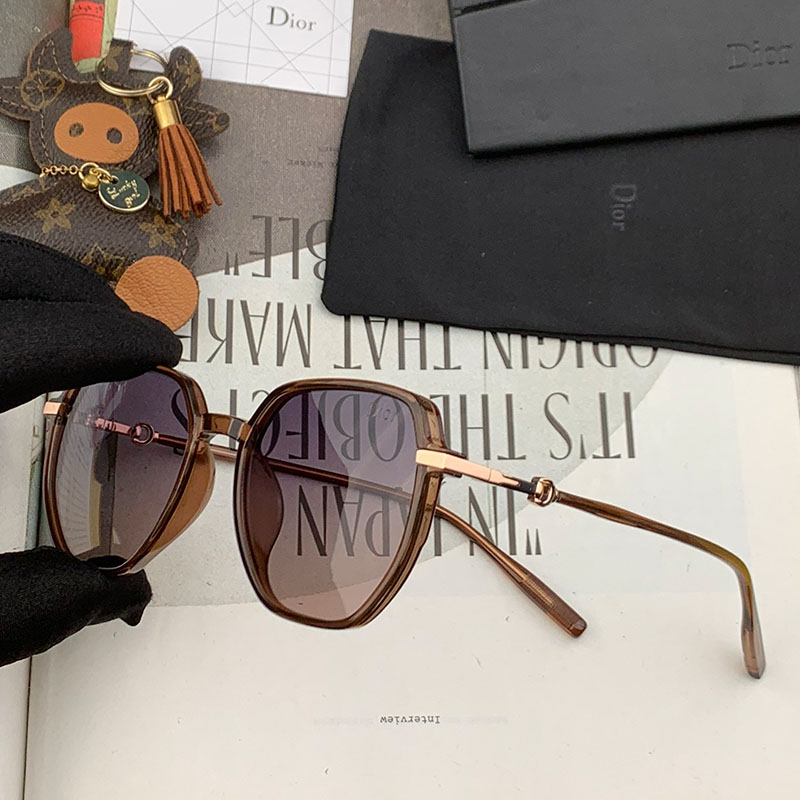 Dior CD3542 Square Sunglasses In Brown