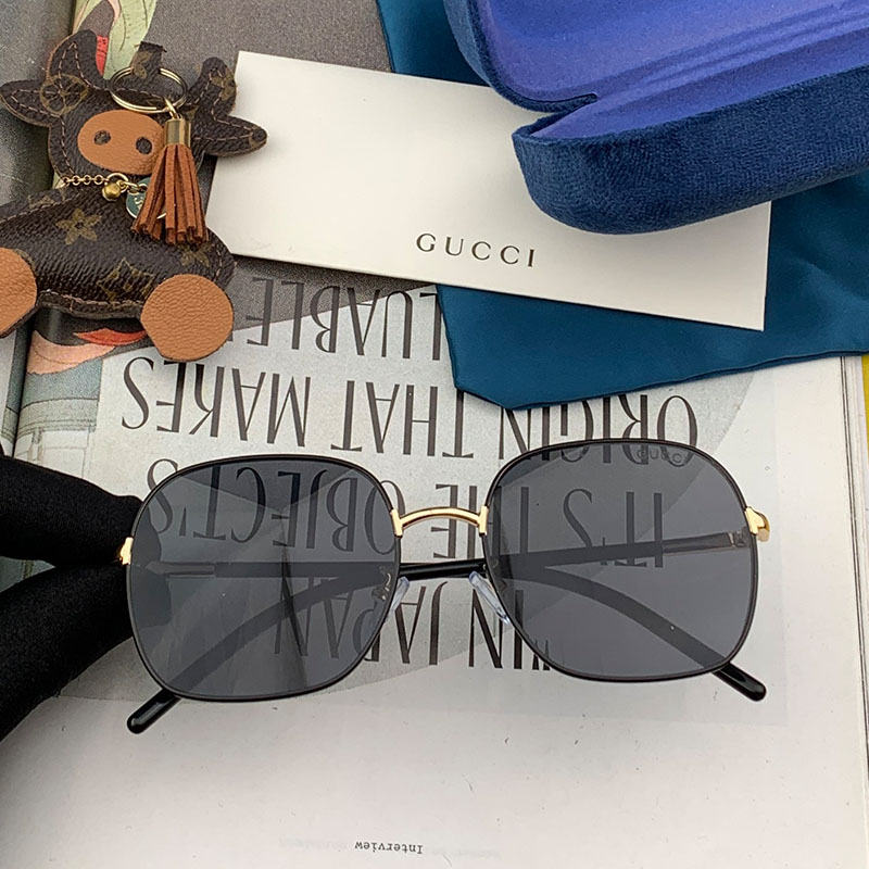 Dior CD67386 Square Sunglasses In Black