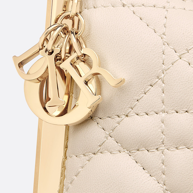 Dior Club Bag Cannage Lambskin Beige