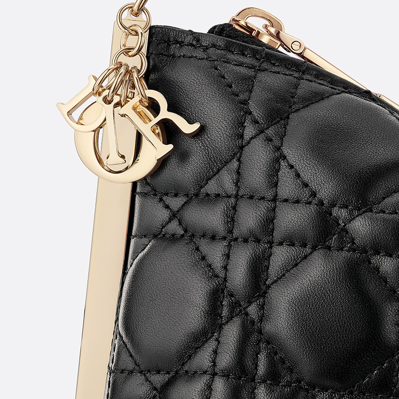 Dior Club Bag Cannage Lambskin Black