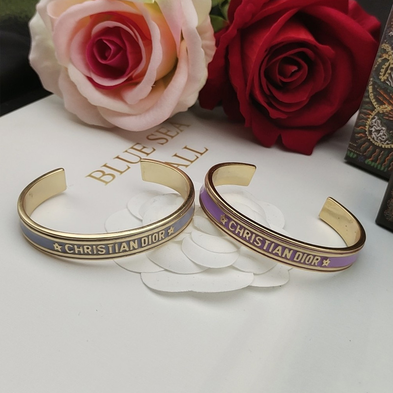 Dior Code Bangle Metal and Lacquer Gold