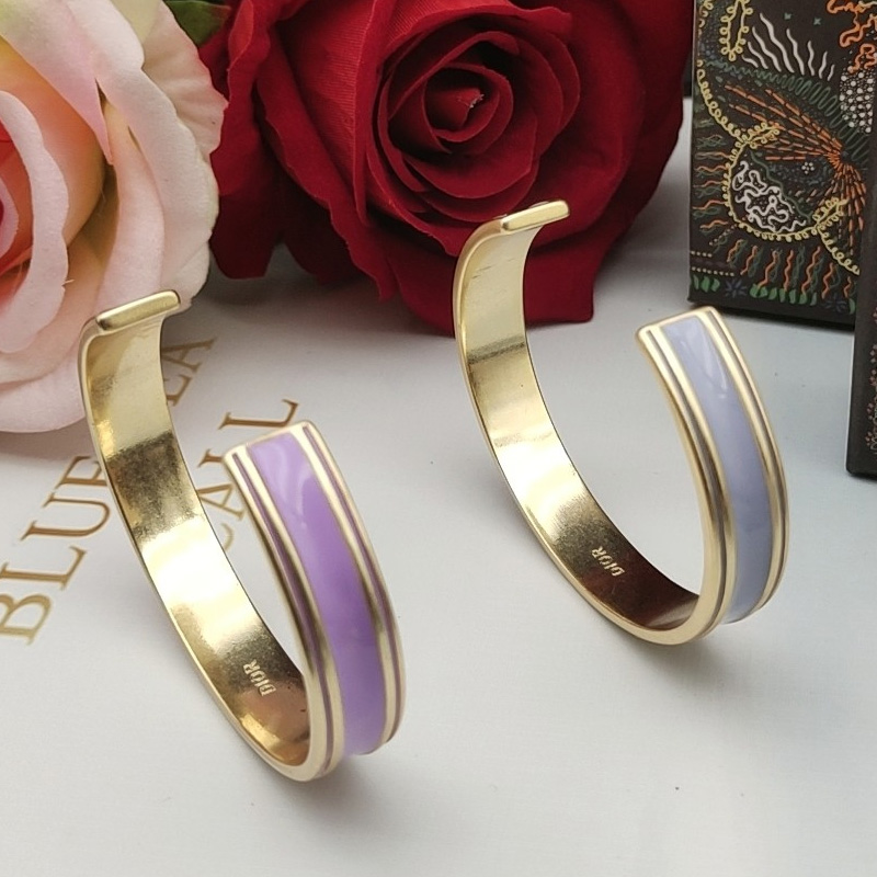 Dior Code Bangle Metal and Lacquer Gold