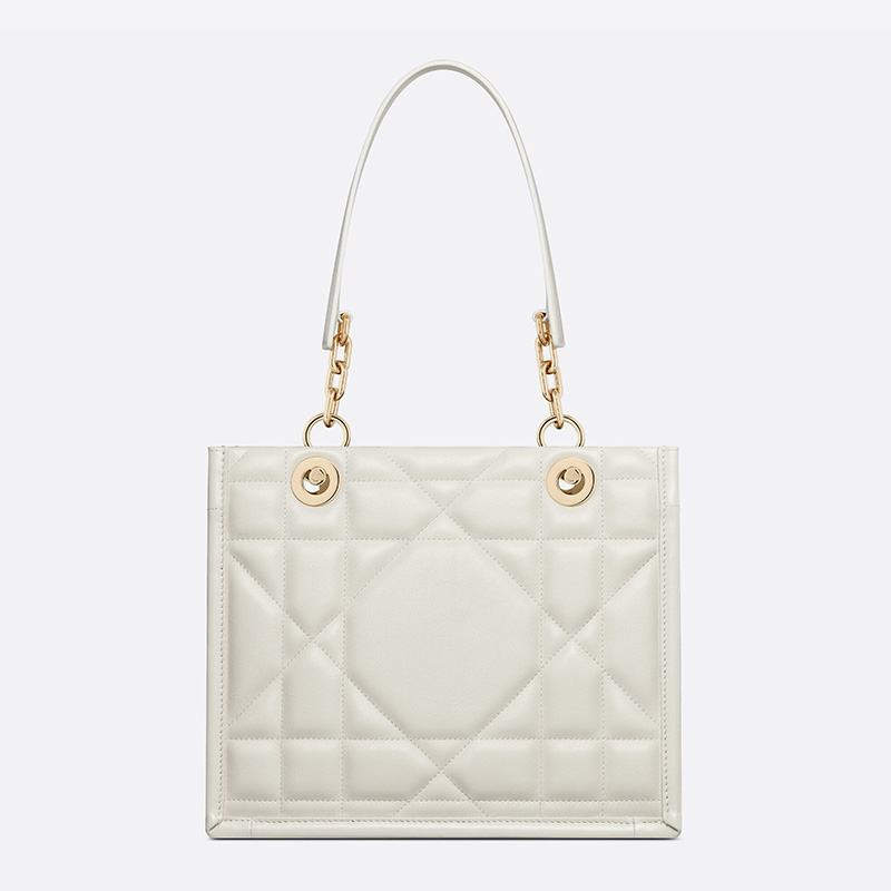 Dior Essential Tote Archicannage Calfskin White