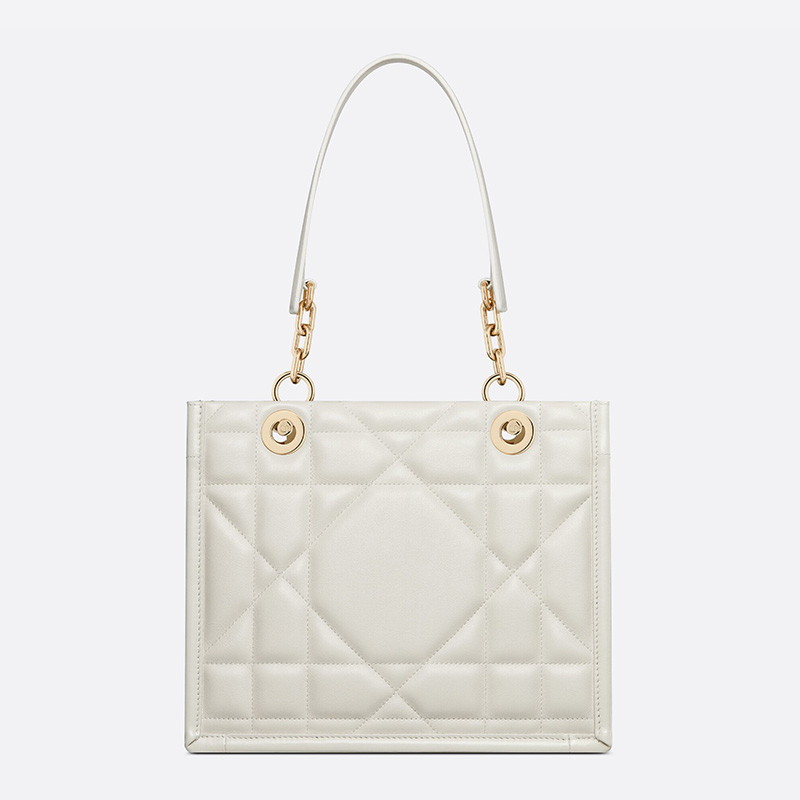 Dior Essential Tote Archicannage Calfskin White