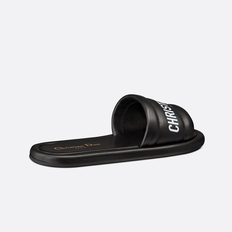 Dior Every-D Slides Women Lambskin Black