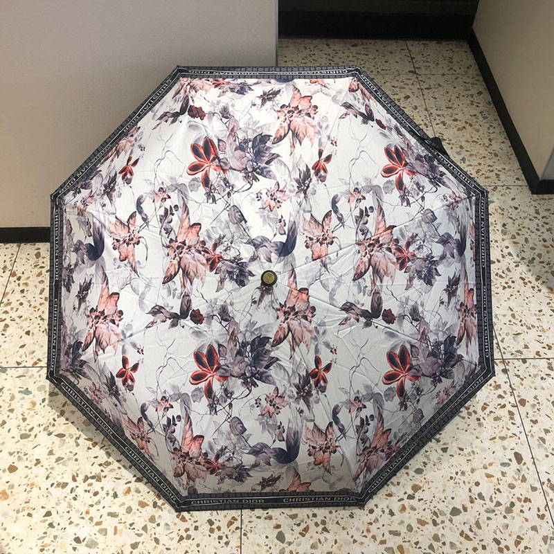 Dior Umbrella Floral Print In White