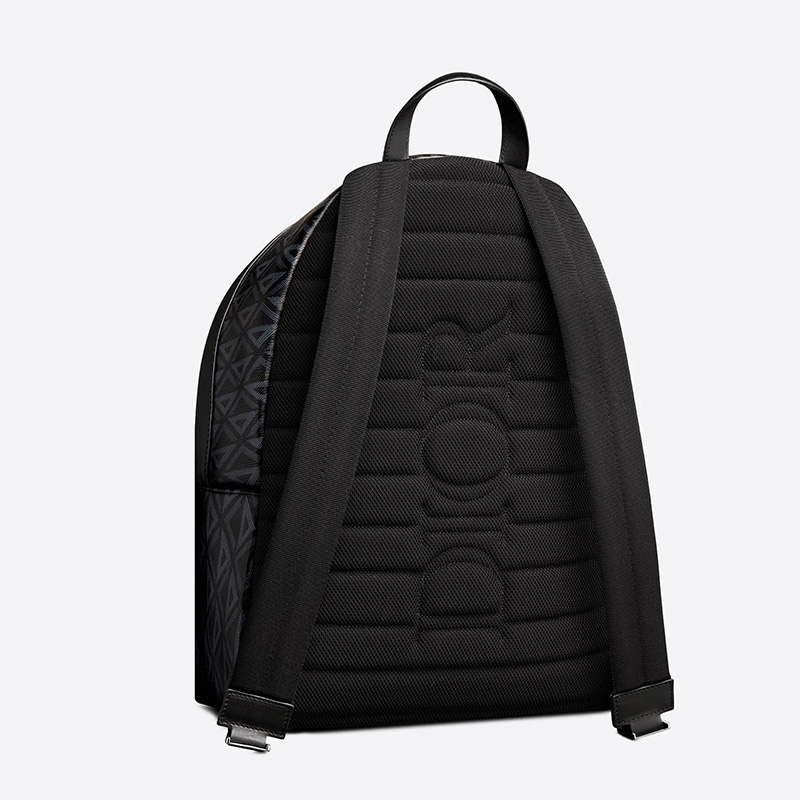 Dior Rider Backpack CD Diamond Motif Canvas Black