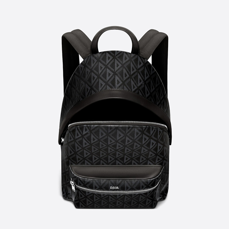 Dior Rider Backpack CD Diamond Motif Canvas Black