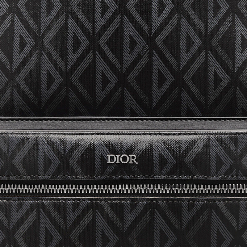 Dior Rider Backpack CD Diamond Motif Canvas Black