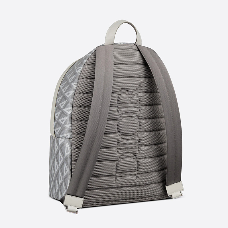 Dior Rider Backpack CD Diamond Motif Canvas Grey