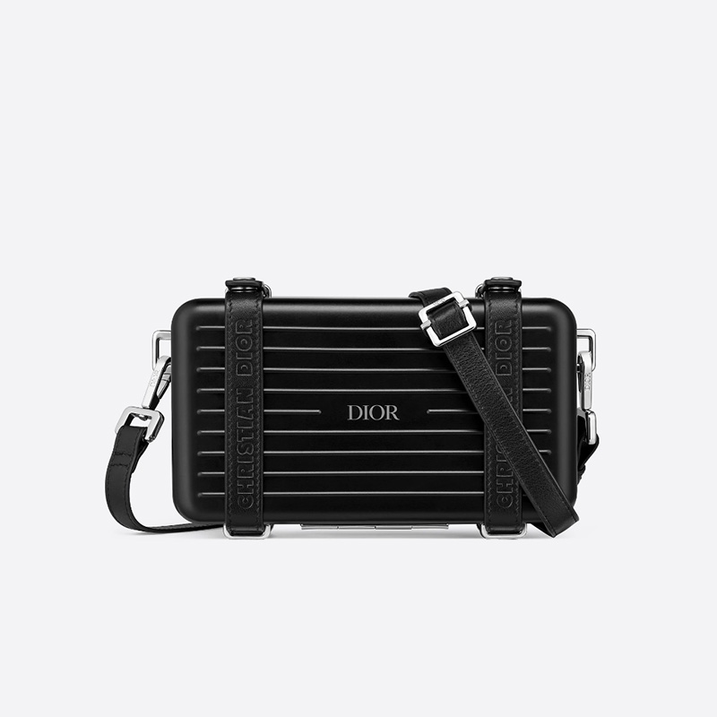 Dior x Rimowa Personal Clutch Aluminum Black