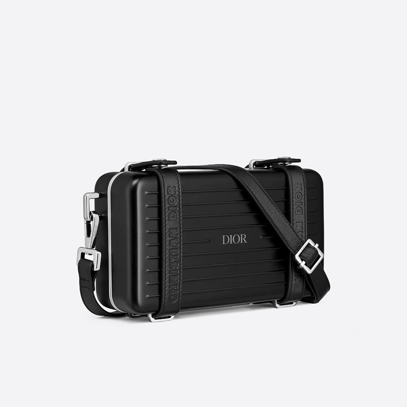 Dior x Rimowa Personal Clutch Aluminum Black