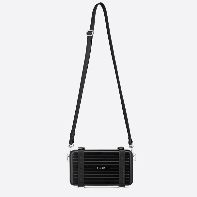 Dior x Rimowa Personal Clutch Aluminum Black