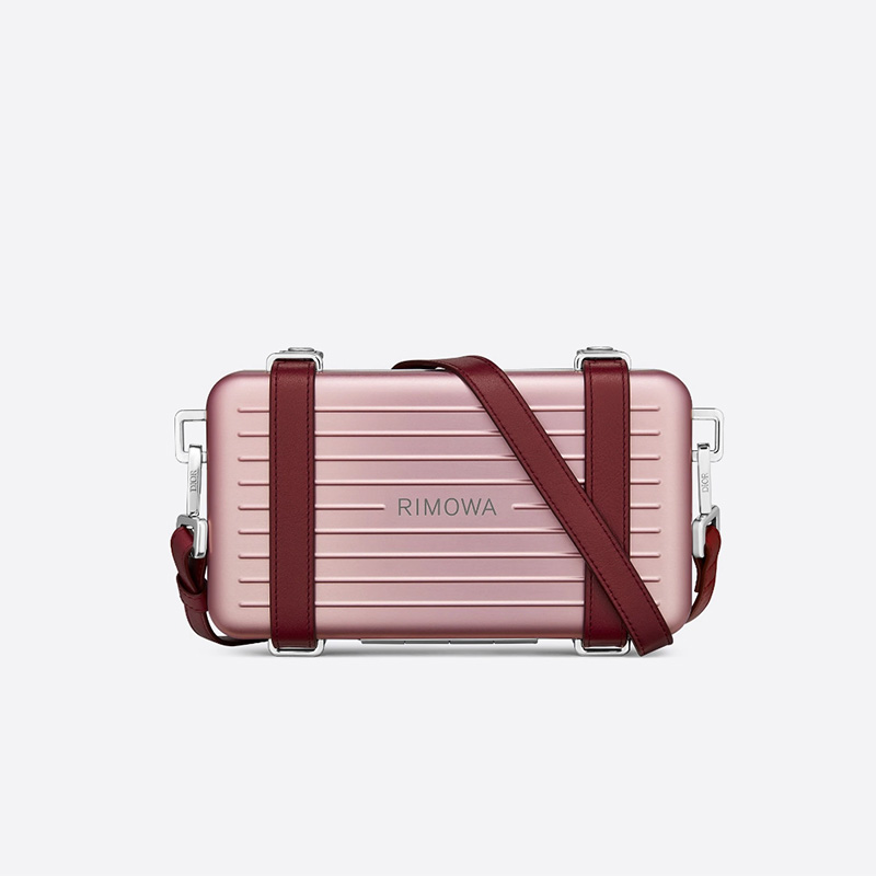 Dior x Rimowa Personal Clutch Aluminum Pink