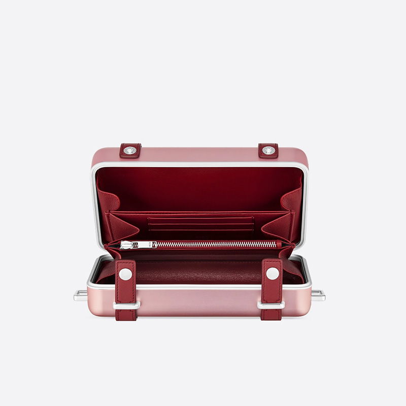 Dior x Rimowa Personal Clutch Aluminum Pink