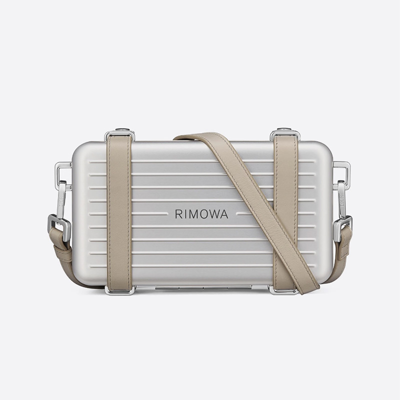 Dior x Rimowa Personal Clutch Aluminum Silver