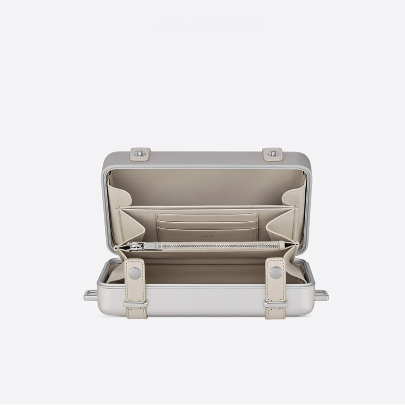 Dior x Rimowa Personal Clutch Aluminum Silver