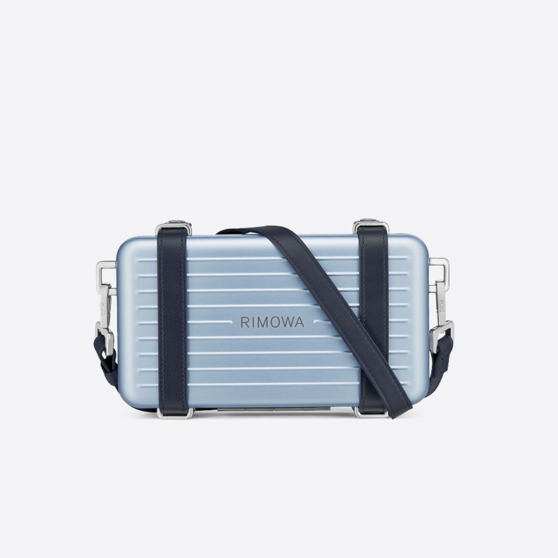 Dior x Rimowa Personal Clutch Aluminum Sky Blue