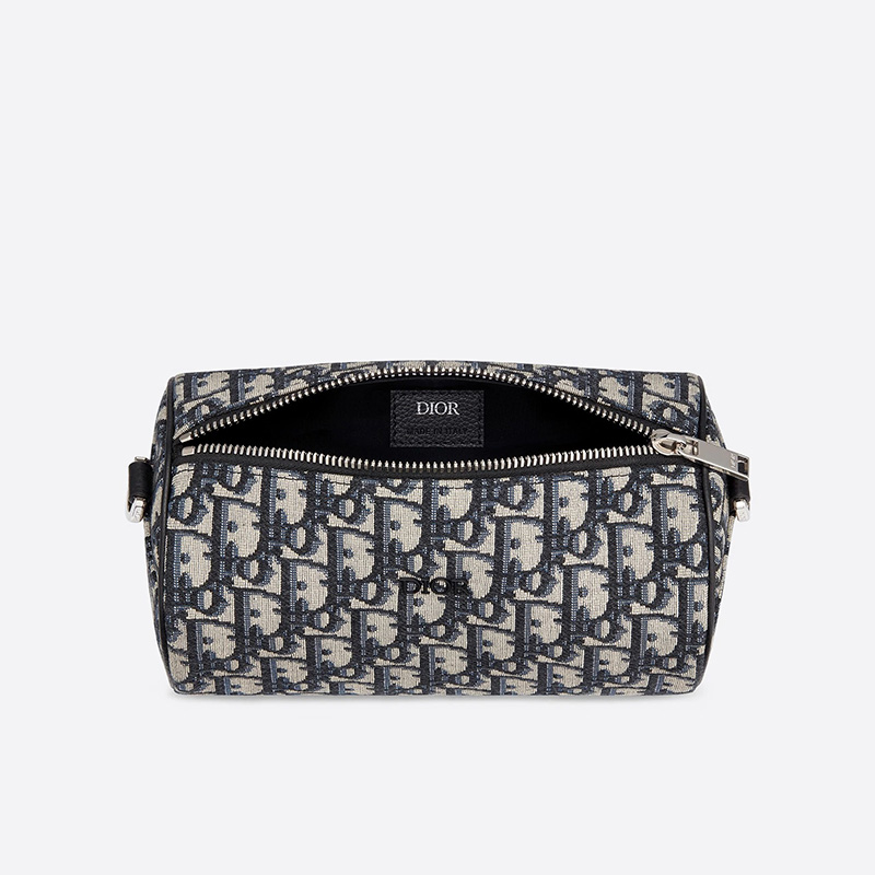 Dior Roller Messenger Oblique Motif Canvas Blue